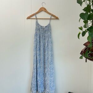 Billabong Blue and White Patterned Dress